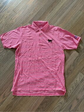 B.DRADDY Striped Polo Shirt